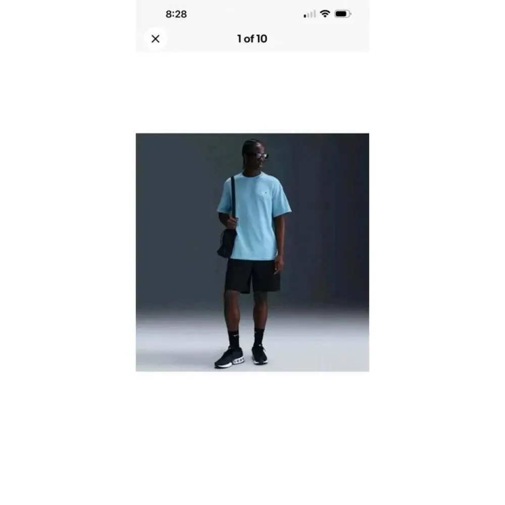 $45 Men's Nike Sportswear Max90 Tuned In TN Air Loose Fit  T-Shirt HJ0750 Blue M